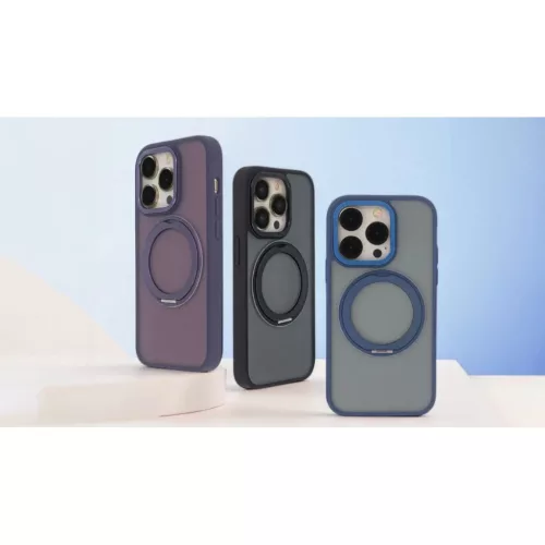 Secure Spinning Mag tok iPhone 15 Pro Max 6,7" fekete-5907457746039 5 kép