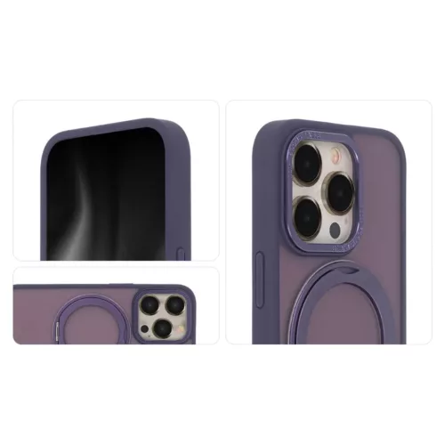 Secure Spinning Mag tok iPhone 15 Pro Max 6,7" ibolya-5907457746046 4 kép