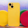 Szilikon tok iPhone 13 6,1" sárga tok-5907457755451 7 kép