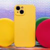 Szilikon tok iPhone 15 6,1" sárga tok-5907457755482 7 kép