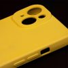 Szilikon tok iPhone 15 6,1" sárga tok-5907457755482 8 kép