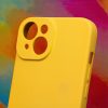 Szilikon tok iPhone 15 6,1" sárga tok-5907457755482 9 kép