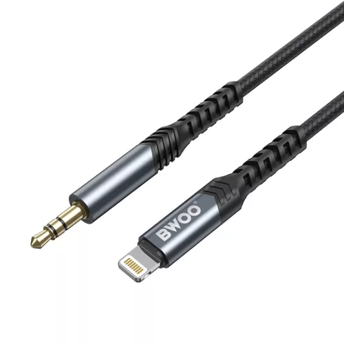 BWOO audio kábel BO-AUX068 aux 3.5mm-lightning-6933654811347 2 kép
