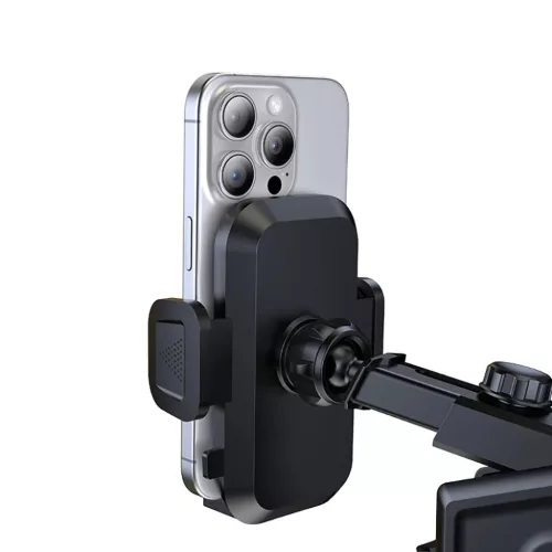 BWOO műszerfalra erősíthető autós telefontartó BO-ZJ125 ABS+szil-6933654808859 3 kép