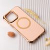 Circle Glam Mag tok iPhone 12 / 12 Pro 6,1" rózsaszín-5907457767256 5 kép
