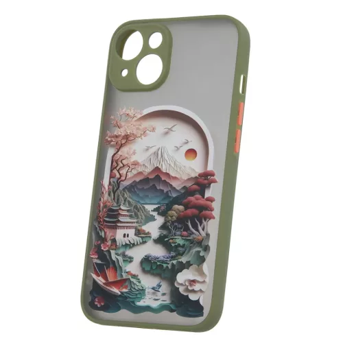 Ultra Trendy tok Samsung Galaxy A05S-hoz Travel zöld tok-5907457774698 2 kép