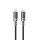 XO kábel NB-Q282A PD USB-C - Lightning 1,0m 27W fekete-6920680860418 2 kép