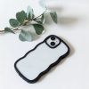 Hullám tok iPhone 12 / 12 Pro 6,1" fekete-5907457778696 6 kép
