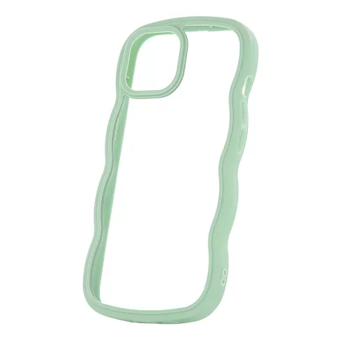 Hullám tok iPhone 15 Pro Max 6,7" zöld tok-5907457779075 2 kép