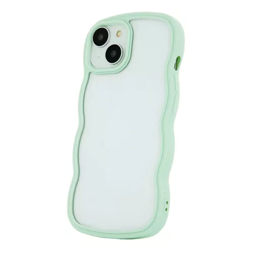 Hullám tok iPhone 15 Pro Max 6,7" zöld tok-5907457779075 3 kép