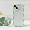 Hullám tok iPhone 15 Pro Max 6,7" zöld tok-5907457779075 5 kép