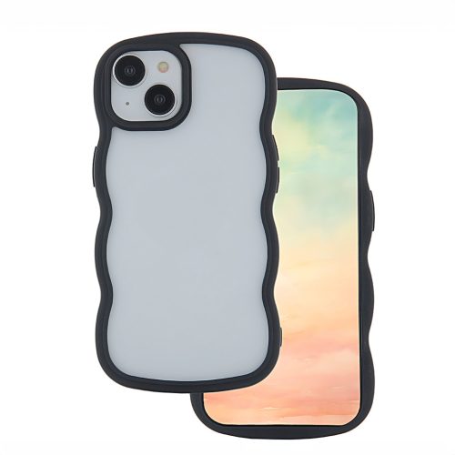 Wave fekete tok iPhone 7 / 8 / SE 2020 / SE 2022-5907457779280 7 kép