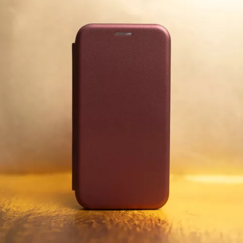 Fliptok Diva tok iPhone 16 Plus 6,7" burgundy-5907457779389 9 kép