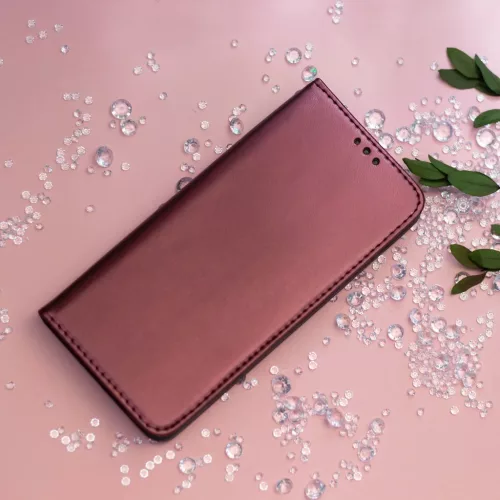 Okos mágneses tok iPhone 16 Pro Max 6,9" burgundy-5907457780385 8 kép
