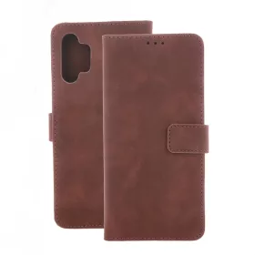 Bársony fliptok iPhone 16 Pro 6,3" barna-5907457784369 1 kép