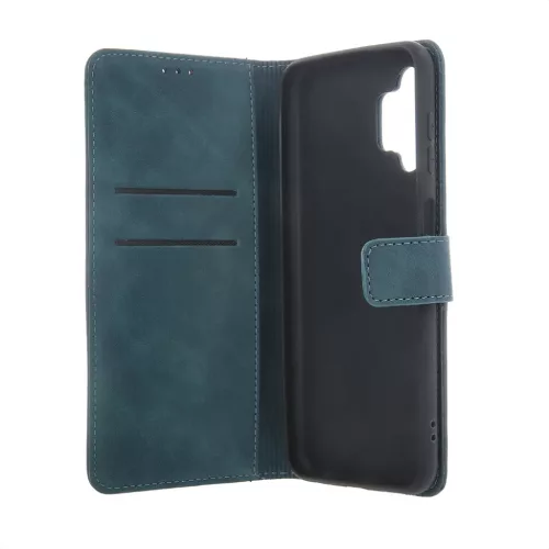 Bársony fliptok iPhone 16 Plus 6,7" sötétzöld-5907457784413 4 kép
