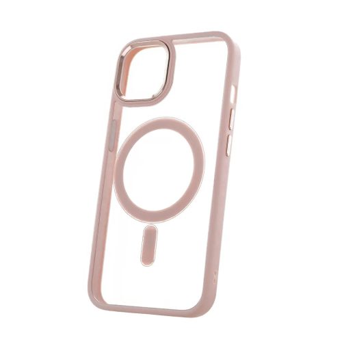 Satin Clear Mag tok iPhone 16 6,1" rózsaszín-5907457788879 1 kép