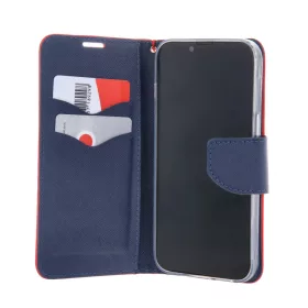 Fancy fliptok iPhone 16 Pro 6,3" piros-kék tok-5907457795372 2 kép