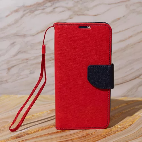 Fancy fliptok iPhone 16 Pro 6,3" piros-kék tok-5907457795372 7 kép