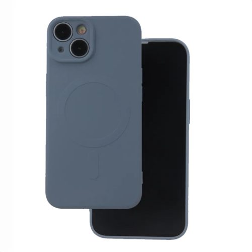 Egyszerű színű mágneses tok iPhone 16 6,1" világoskék tok-5907457795686 1 kép