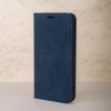 Velúr fliptok Motorola Moto E13-hoz, sötétkék tok-5907457799431 7 kép
