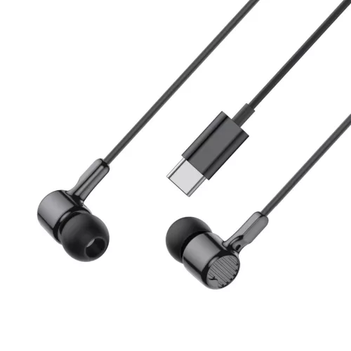 XO vezetékes fülhallgató EP81 USB-C fekete-6920680858866 3 kép