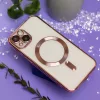 Színes Króm Mag tok Samsung Galaxy A35 5G számára rózsaarany-5906961914125 6 kép