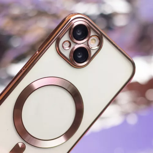 Color Chrome mágneses tok Samsung Galaxy A55 5G-hez rózsaarany-5906961914163 5 kép