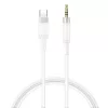 XO kábel audio NB-R279B USB-C - jack 3,5mm 1,0m fehér,