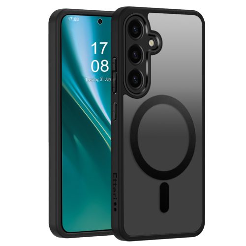  Etteri Matt Mágneses tok Samsung Galaxy S24 fekete tok