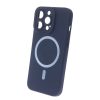 Szilikon mágneses tok iPhone 16 6,1" sötétkék tok-5906961922243 1 kép