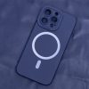 Szilikon mágneses tok iPhone 16 6,1" sötétkék tok-5906961922243 5 kép