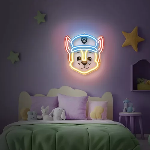 Chase Mancs őrjárat LED neonlámpa plexin - OW-130346-5902983629528 7 kép
