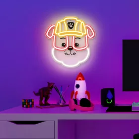 Függő neon LED Mancs őrjárat plexin - Rubble OW-130446-5902983629542 2 kép
