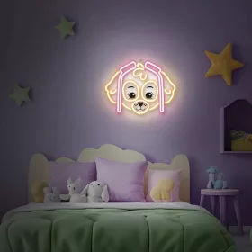 Neon LED lógó Paw Patrol plexin - Skye OW-130546-5902983629566 2 kép