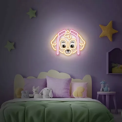 Neon LED lógó Paw Patrol plexin - Skye OW-130546-5902983629566 2 kép