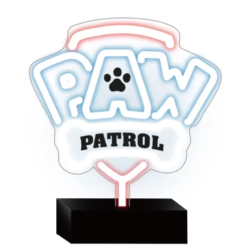 Neon LED állvánnyal Mancs Őrjárat - Logo OW-120146-5902983629610 1 kép