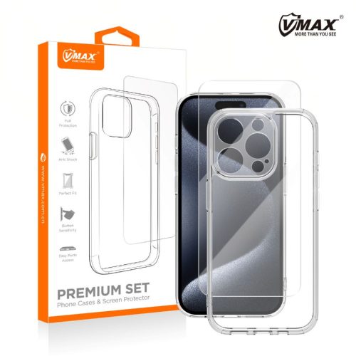 iPhone 16e Vmax szett tok + üvegfólia 2.5D prémium-6976757304774 2 kép