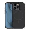 Szilikon Vékony Mag tok iPhone 14 Pro 6,1"-ra fekete tok