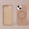 Szilikon Vékony Mag tok iPhone 13 6,1"-hez barna-5906961965523 2 kép
