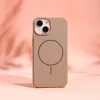 Szilikon Vékony Mag tok iPhone 13 6,1"-hez barna-5906961965523 4 kép