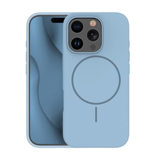 Vékony Szilikon Mag tok iPhone 13 6,1" világoskék