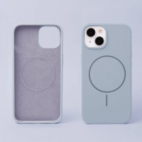 Vékony Szilikon Mag tok iPhone 13 6,1" világoskék-5906961966032 2 kép