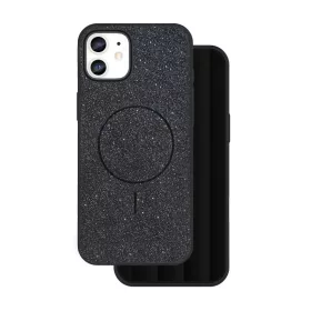 Csillogó Vékony Mágneses tok iPhone 11-hez fekete