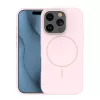 Szilikon Vékony Mag tok iPhone 16e/17e-hez, világos rózsaszín