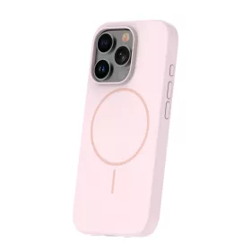 Szilikon Vékony Mag tok iPhone 16e/17e-hez, világos rózsaszín-5906961998231 2 kép
