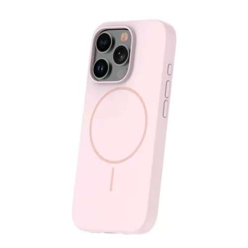 Szilikon Vékony Mag tok iPhone 16e/17e-hez, világos rózsaszín-5906961998231 2 kép