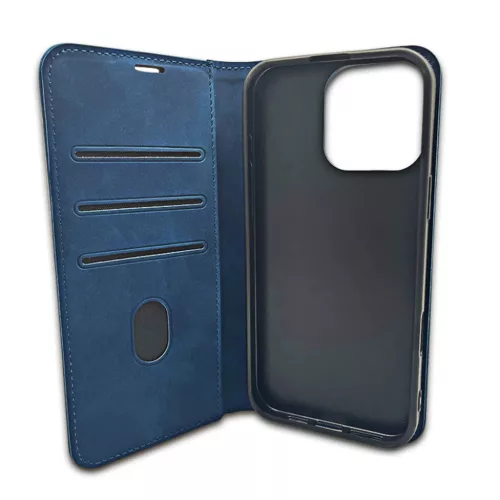 Honor 400 smart Suede tok sötétkék tok-5907504508450 3 kép