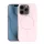 iPhone 17 Air tok Szilikon Vékony Mágneses tok világos rózsaszín