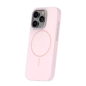 iPhone 17 Air tok Szilikon Vékony Mágneses tok világos rózsaszín-5907504520797 2 kép